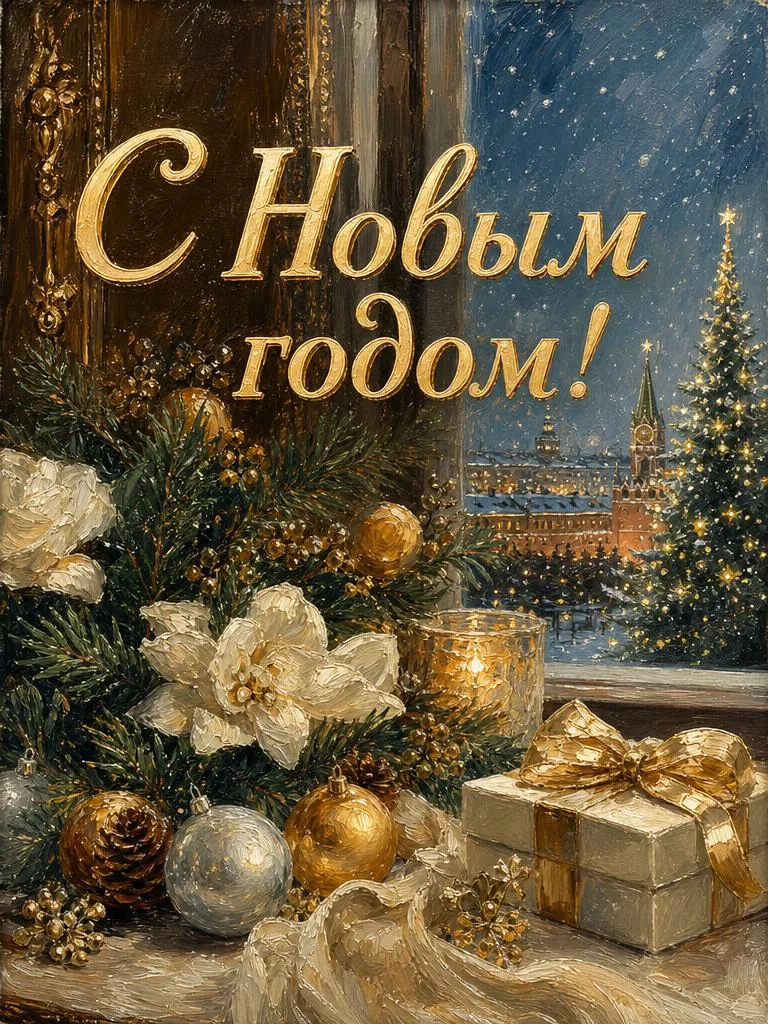 Открытка с Новым годом