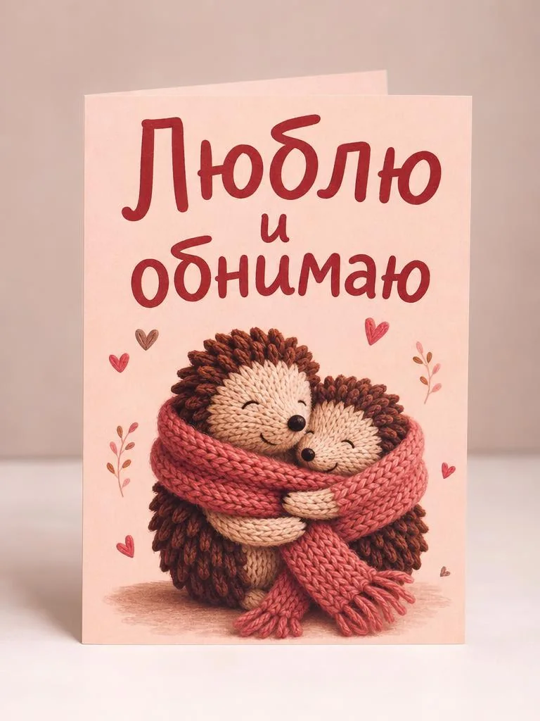 Открытка для родных
