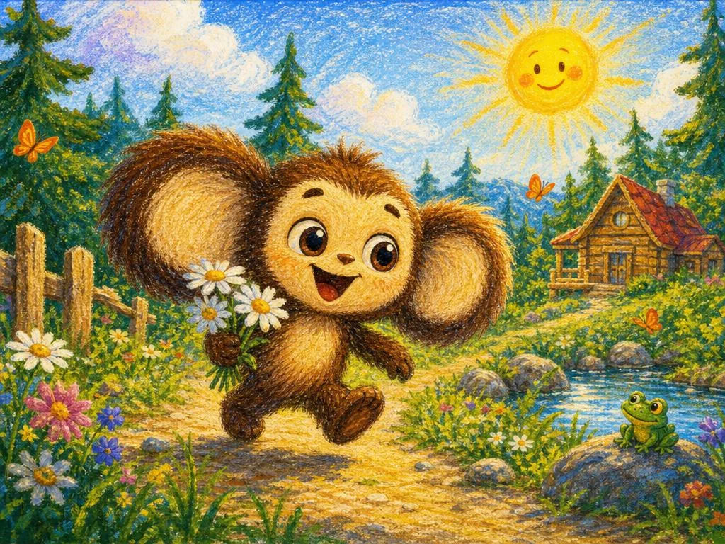 Детский рисунок для вдохновения