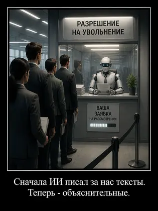 Демотиваторы: Нейросеть заменит всех