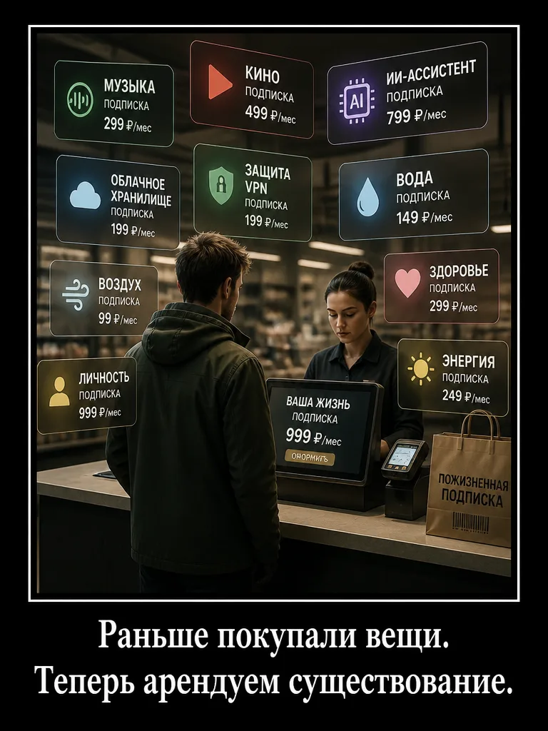 Демотиваторы: Подписка на жизнь