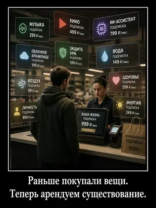 Демотиваторы: Подписка на жизнь