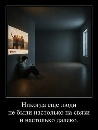 Демотиваторы: Современная дружба