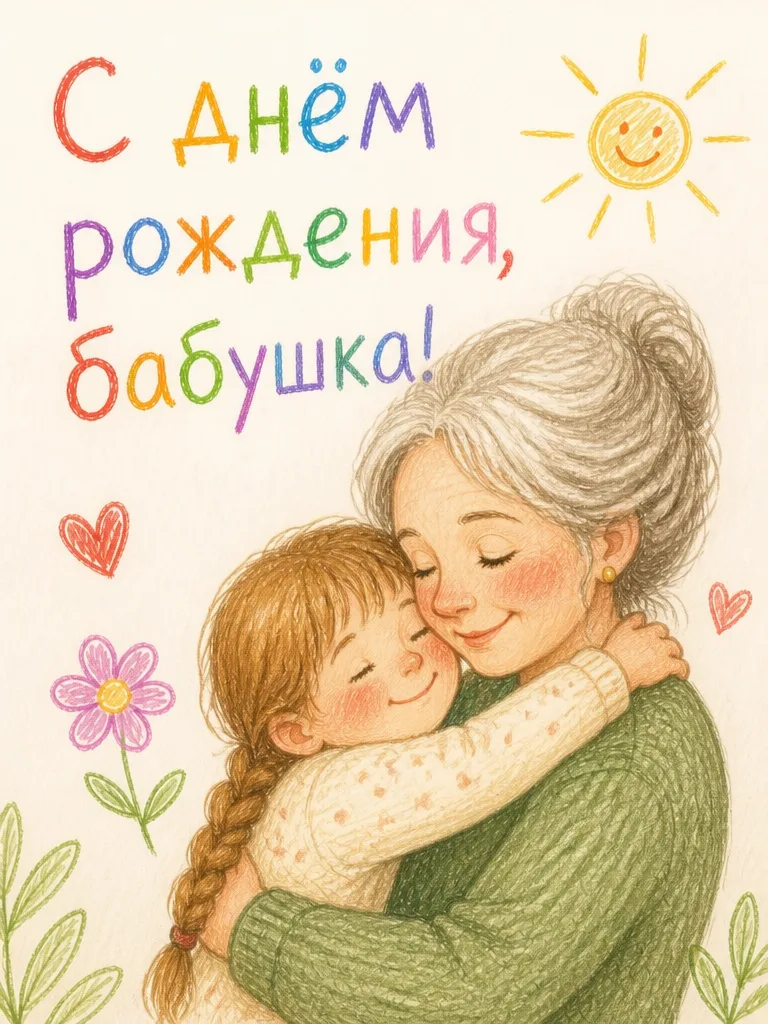 Такую же открытку бабушки
